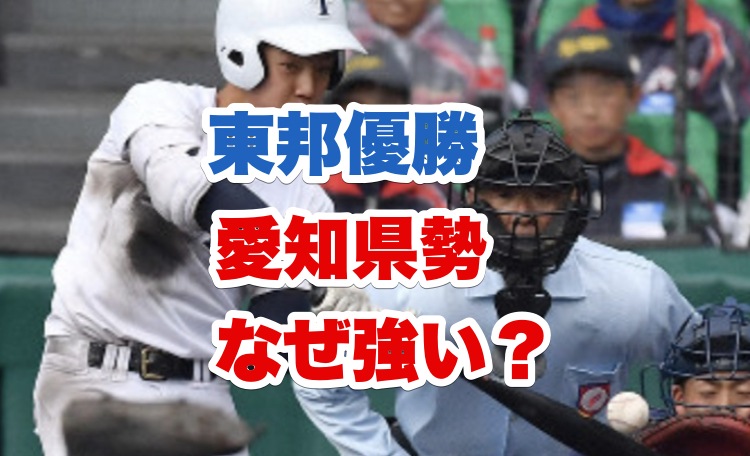 甲子園で東邦高校の打者が打つ瞬間画像